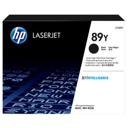 Genuine HP 89Y Extra High Yield Black LaserJet Toner Cartridge, CF289Y