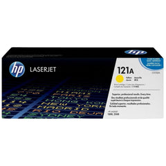 HP 121A Standard Yield Yellow Toner Cartridge, C9702A