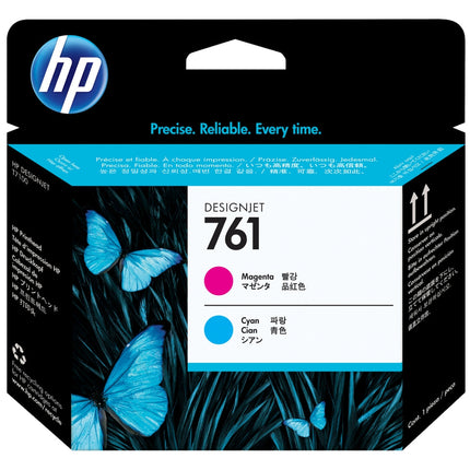 Original HP 761 (CH646A) Magenta / Cyan Printhead