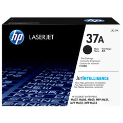 Genuine HP 37A Standard Yield Black Toner Cartridge, CF237A