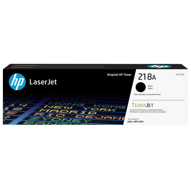 Original HP 218A Standard Yield Black Toner Cartridge, W2180A
