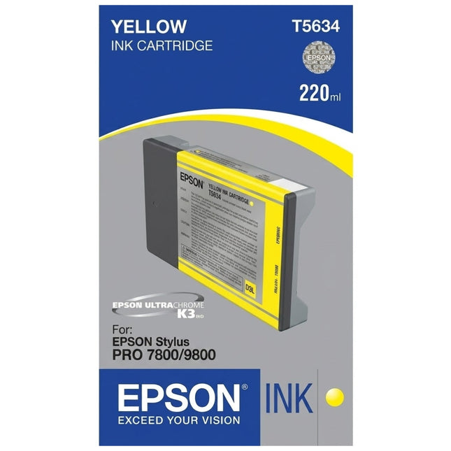 Original Epson T5634 Yellow Ink Cartridge