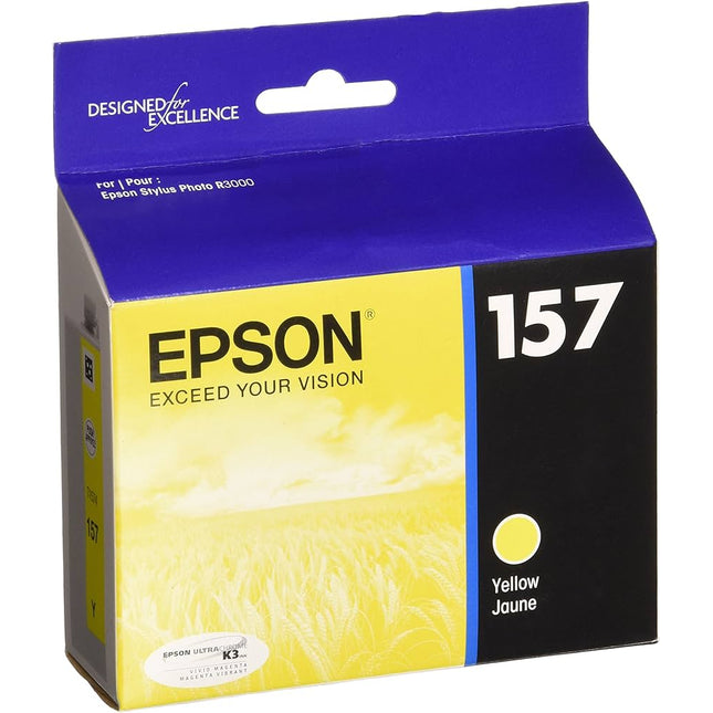 Original Epson 157 Yellow Ink Cartridge