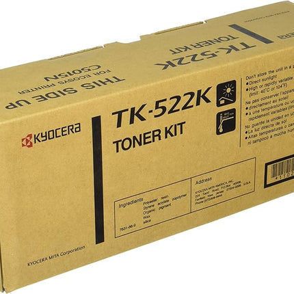 Original Kyocera TK-522K Black Toner Cartridge