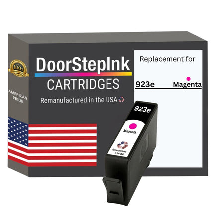DoorStepInk Brand for HP 923e High Yield Magenta Remanufactured in USA Ink Cartridge, 4K0T5LN