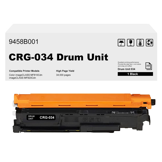 Genuine Canon CRG-34 High-Yield Drum Unit Cartridge, 9458B001
