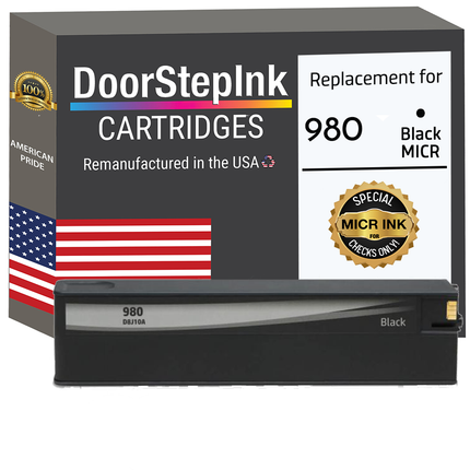 HP 980 D8J10A Black MICR Ink Cartridge