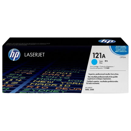 HP 121A Standard Yield Cyan Toner Cartridge, C9701A