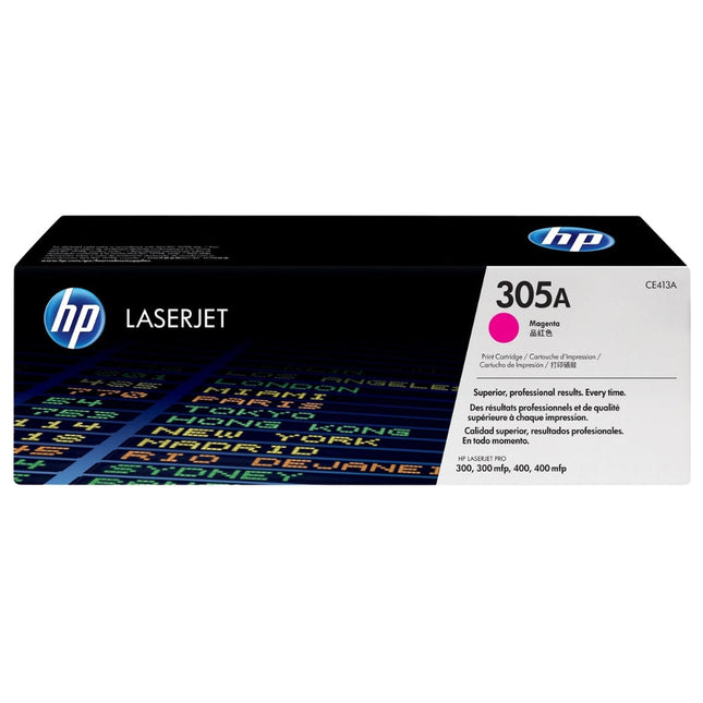 HP 305A Standard Yield Magenta Toner Cartridge, CE413A