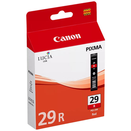 Original Canon PGI-29 Standard Yield Red Ink Cartridge, 4878B001