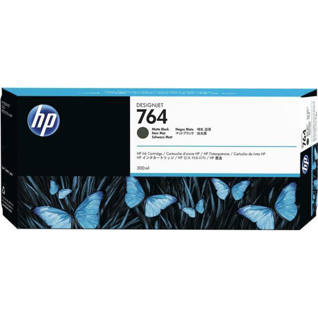 Original HP 764 300-ml Matte Black Designjet Ink Cartridge | C1Q16A