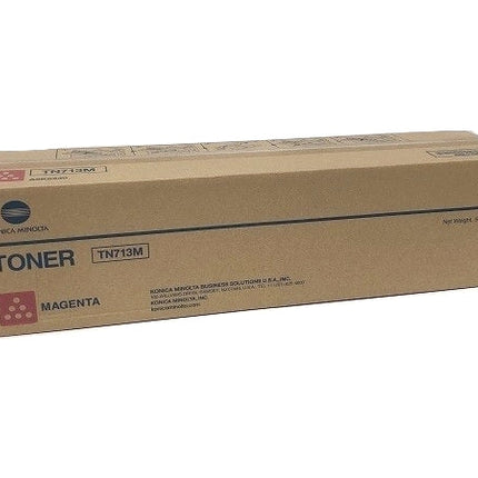 Konica-Minolta TN713M Standard-Yield Magenta Toner Cartridge, A9K8330