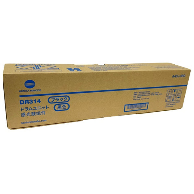 Konica-Minolta DR314 Standard-Yield Black Drum Unit Cartridge, AACJ0RD