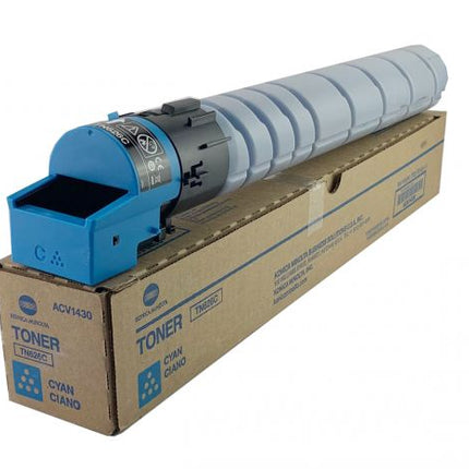 Original Konica Minolta TN626C Standard Yield Cyan Toner Cartridge, ACV1430