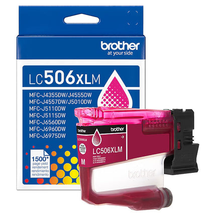 Original Brother LC506XL High Yield Magenta Ink Cartridge