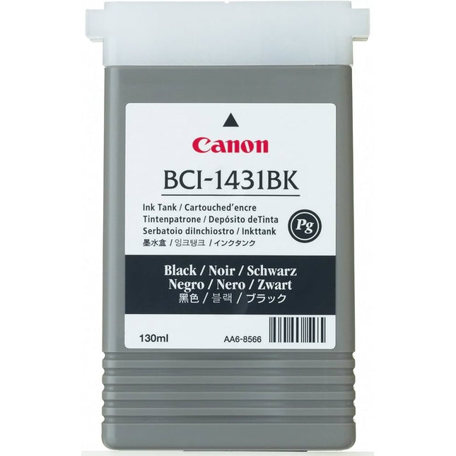 Original Canon BCI-1431BK Black Ink Cartridge, 8963A001