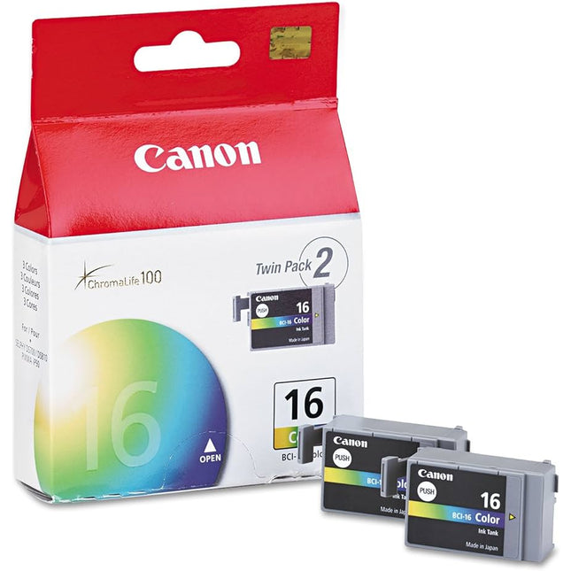 Original Canon BCI-16 Color Ink Cartridge-2 Pack