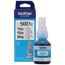 Origianl Brother BT5001 High Yield Cyan ink bottle