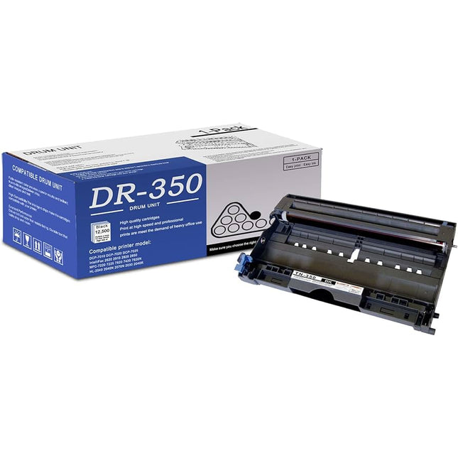 Brother DR350 High Yield Black Laser Drum Cartridge, DR350