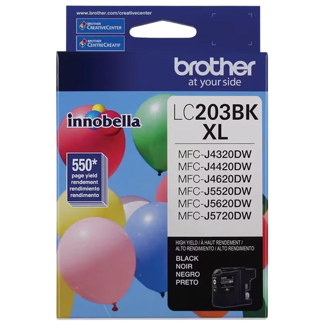 Brother LC203BKXL High Yield Black Ink Cartridge