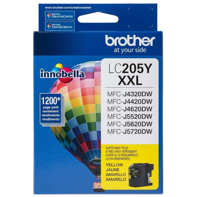 Brother LC205XXL Extra High Yield Yellow Ink Cartridge