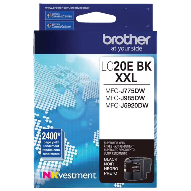 Brother LC20E Extra High Yield Black  Ink Cartridge