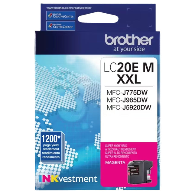 Brother LC20E Extra High Yield Magenta Ink Cartridge