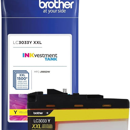 Brother LC3033Y XXL Yellow Super High-Yield Tank Ink Cartridge