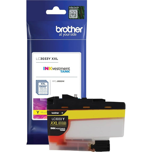 Brother LC3033Y XXL Yellow Super High-Yield Tank Ink Cartridge