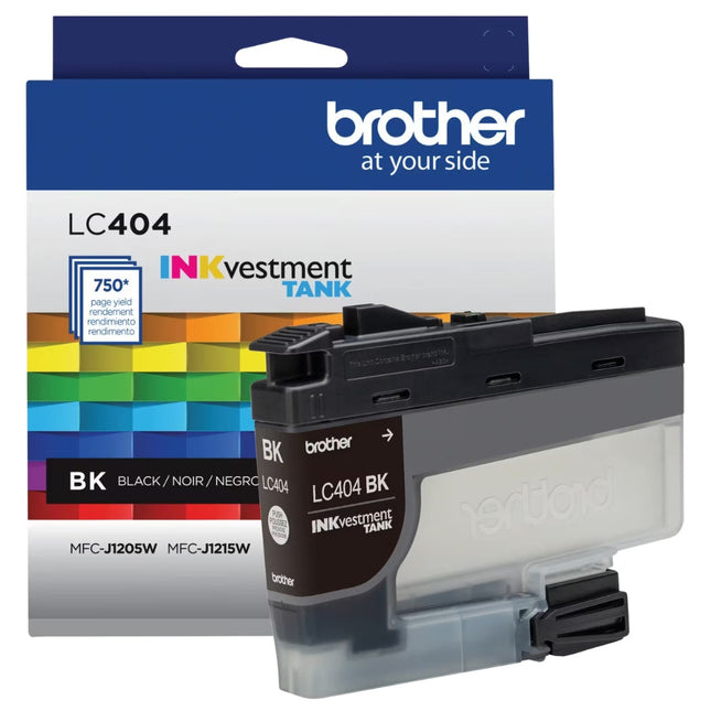 Brother LC404 Standard-Yield Black Ink Cartridge, LC404BK