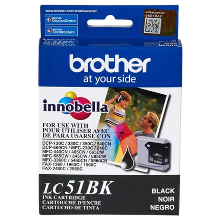 Brother LC51BK Black Ink Cartridge