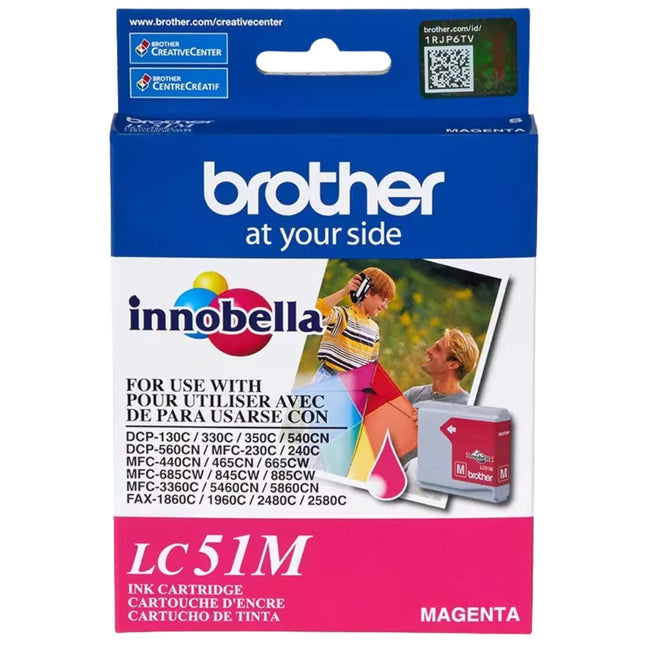 Brother LC51M Magenta Ink Cartridge