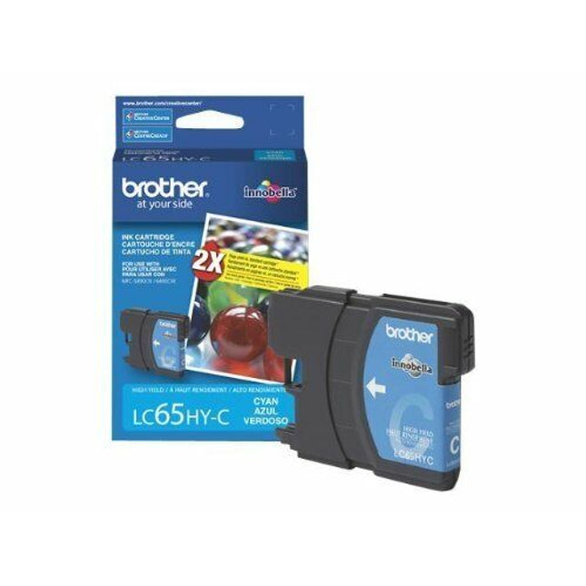 Original Brother LC65 Cyan Ink Cartridge