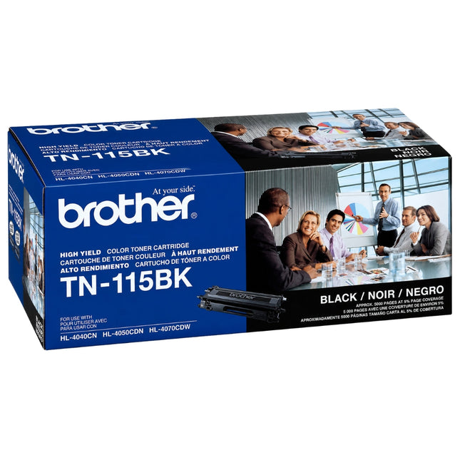 Brother TN-115 Black High Yield Toner Cartridge (TN115BK)