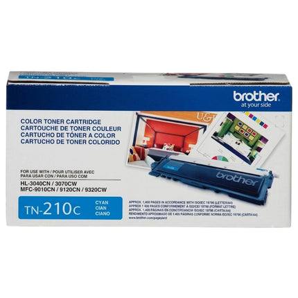 Brother TN-210C Standard Yield Cyan Laser Toner Cartridge, TN210C