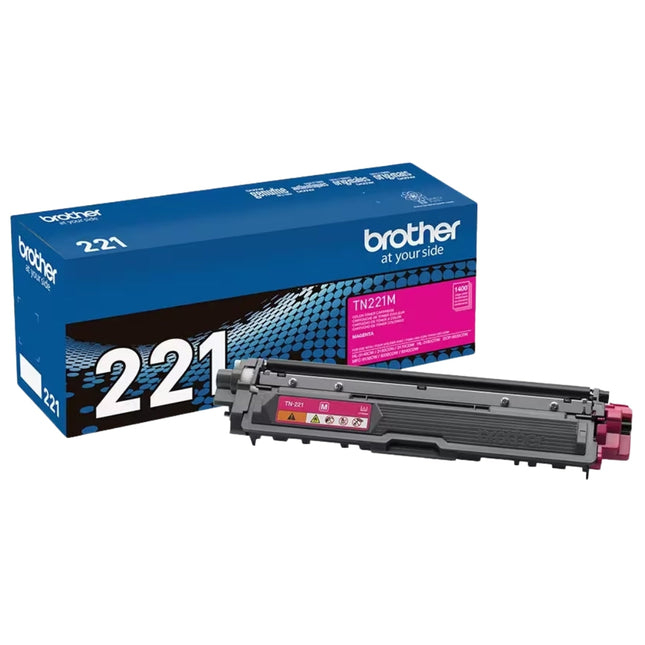 Brother TN-221 Standard-Yield Magenta Toner Cartridge, TN221M