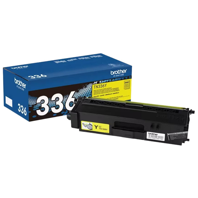 Brother TN-336Y Yellow High-Yield Toner Cartridge