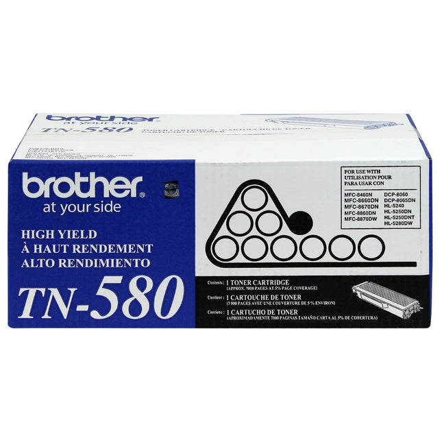 Brother TN-580 High Yield Black Toner Cartridge