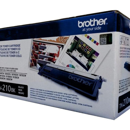 Brother TN210BK High Yield Black Laser Toner Cartridge, TN210BK
