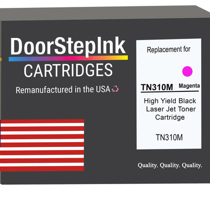 DoorStepInk Brand For Brother  TN310M High Yield  Magenta Remanufactured in the USA Toner Cartridge,TN310M