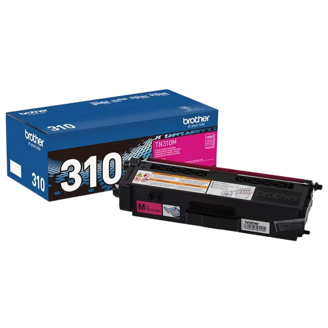 Brother TN310 Standard-Yield Magenta Laser Toner Cartridge, TN310M