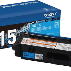 Genuine Brother TN315C High-Yield Cyan Toner Cartridge