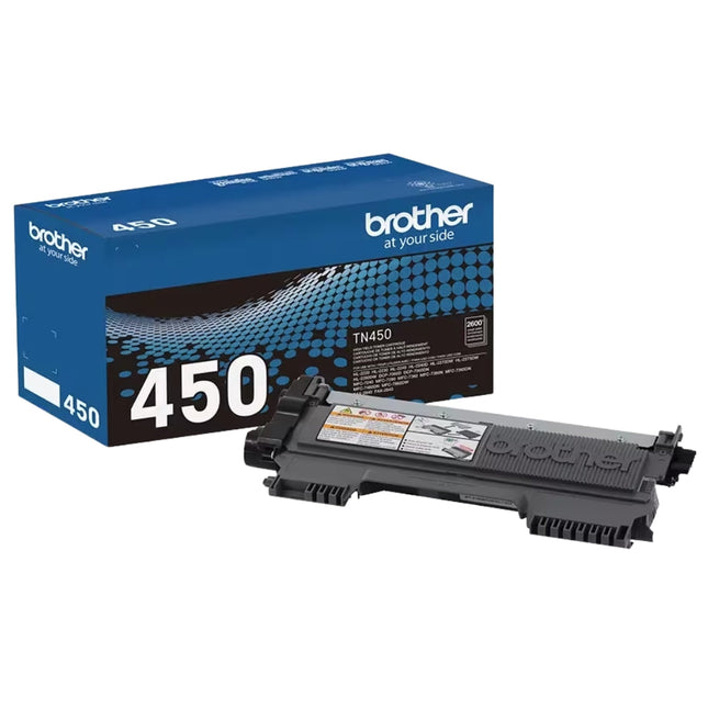 Brother TN450 High Yield Black Toner Cartridge, TN450