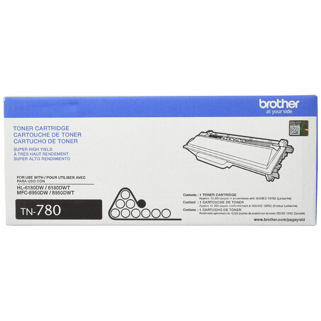 Brother TN780 Black Super High Yield Laser Toner Cartridge