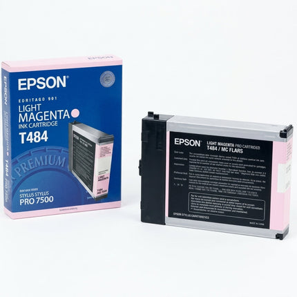 Original Epson T484 High Yield Light Magenta Ink Cartridge, C13T484011