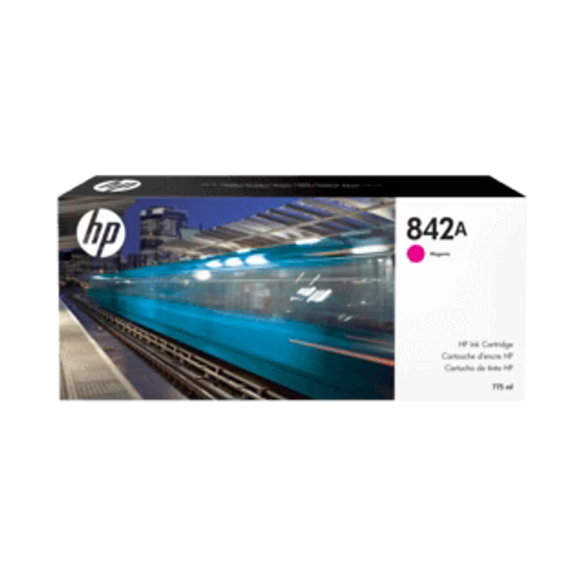 Original HP 842A High Yield Magenta Ink Cartridge, C1Q47A