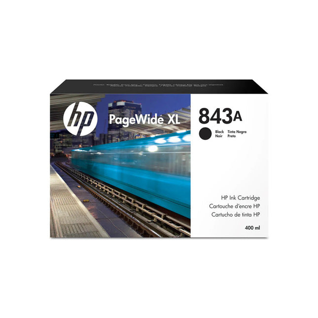 HP 843A 400ml PageWide XL Black Ink Cartridge, C1Q57A