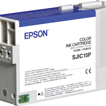 Original Epson SJIC15P Standard Yield Tri-color Ink cartridge, C33S020464