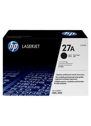 HP 27A Black Toner Cartridge, C4127A