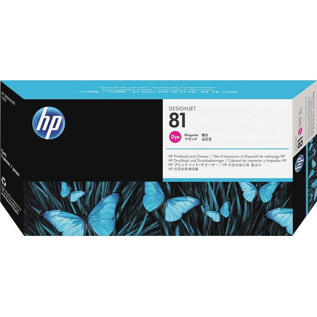 HP 81 (C4952A) Magenta Printhead and Printhead Cleaner